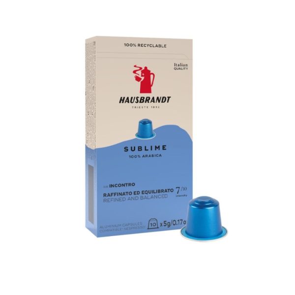Hausbrandt SUBLIME 100% Arabica Nespresso kompatibilis kapszula