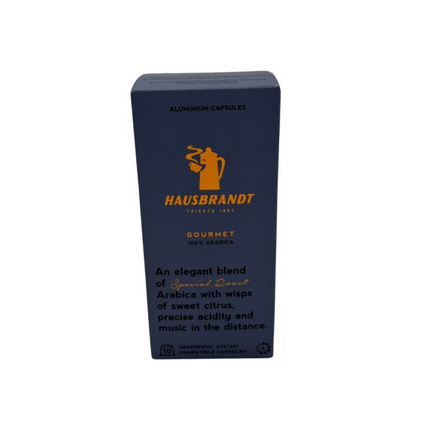 Hausbrandt Gourmet - 100_ Arabica - Nespresso kompatibilis kapszula (10db)