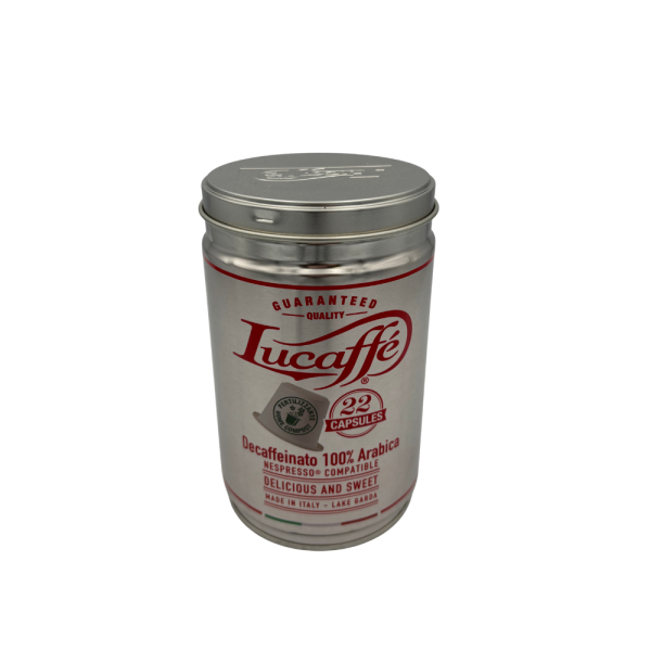Lucaffee 100_ Arabica koffeinmentes Nespresso 22 db